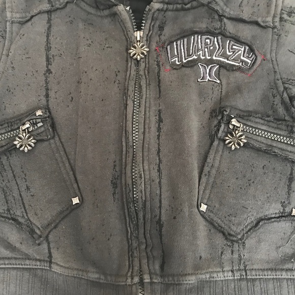 Hurley fuzzy mohawk zippered hoodie - Picture 6 of 6